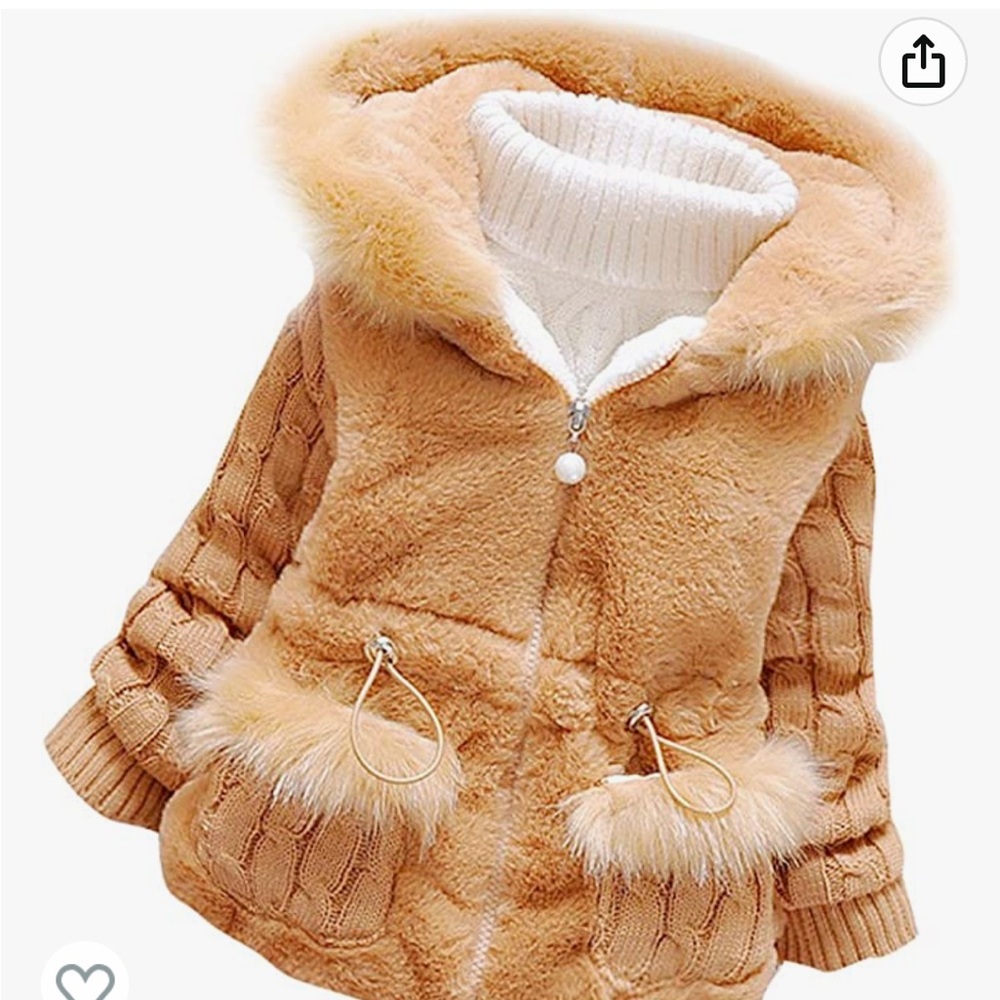 Soft cozy toddler jacket